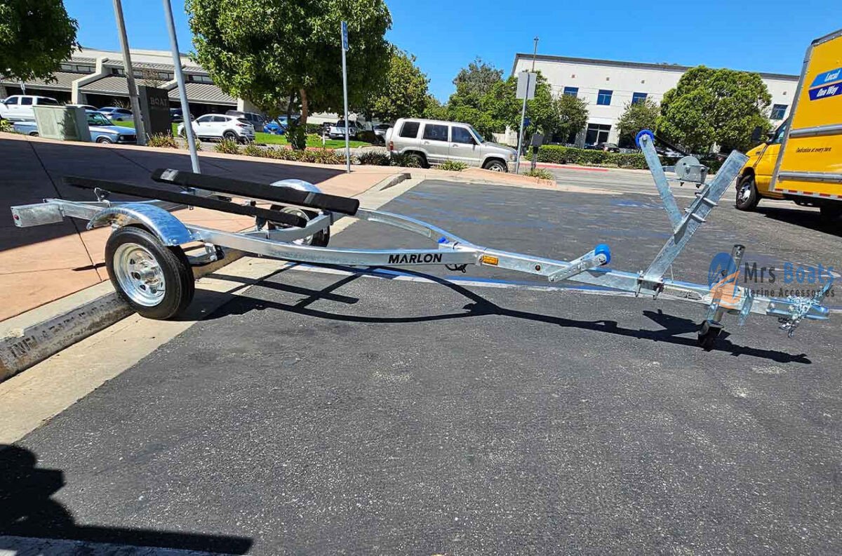 Marlon MB-1250-46 Trailer | Short | Galvanized - Image 1