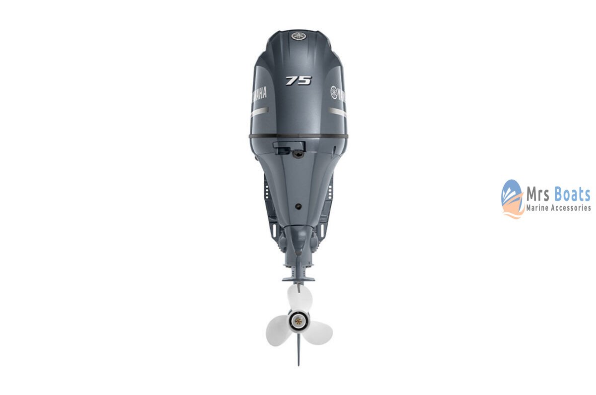 Yamaha 75hp Midrange Four Stroke Outboard Motor F75LB 20" Long Shaft Remote Mechanical Electric Start EFI - Image 2